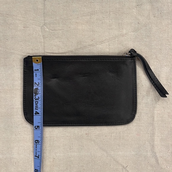 NWOT Giuseppe Zanotti Black leather zip pouch - Picture 6 of 7